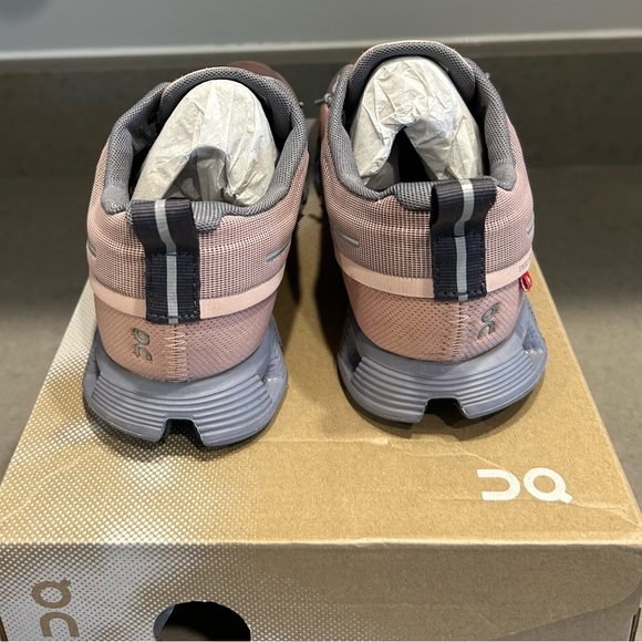 On Running Women's Sneakers - Pink and Gray - Picture 3 of 14